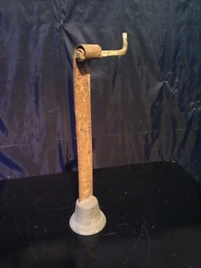 Cloche fin  XIX ème vers 1900 en bronze et fer forgé pour entrée, sonnette... - Picture 1 of 4