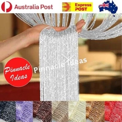 Party Door Curtain Screen Divider Room String Tassel Mesh Panel Window Deco Wall - image 1 of 4