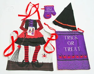 Witchy Kids Kochset von Ladelle Cotton Kindergröße 3-5 Jahre - Bild 1 von 3