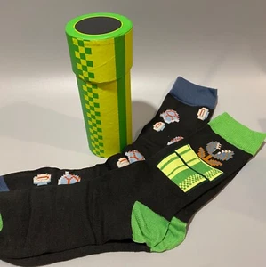 NEU Super Mario 2 Paar Crew Socken Set Pfeifenbox Nintendo Erwachsene - Bild 1 von 9