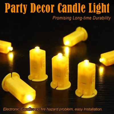 10X LED Elektronische Kerze Romantisches batteriebetriebenes Teelicht Home - Bild 1 von 4