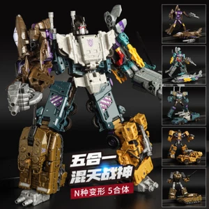 Deformable Robot Bruticus Combaticons HZX 5 In 1 Action Figure IDW 12" No box! - Picture 1 of 11