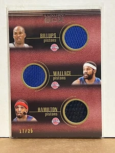 Arenas Jamison Bulter Wallace Billups 2007-08 Luxury Box 6 Relic Jersey #/25 SP - Picture 1 of 2