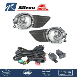 For 2011-2017 Toyota Sienna Clear Bumper Fog Lights Driving Lamps+Wiring+Switch - Foto 1 di 12