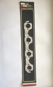 FORD MR GASKET #253A 221-260-289-302 ROUND PORT  V-8 HIGH PERFOR EXHAUST GASKETS - Picture 1 of 2