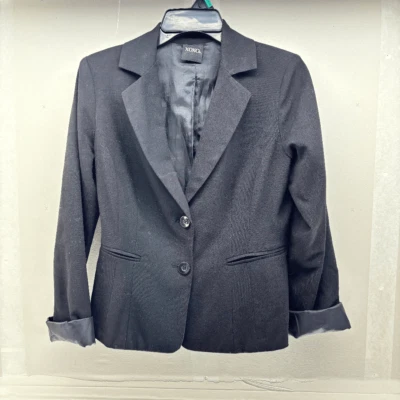 XOXO размер средний две кнопки черный блейзер женщины Sport пальто куртка - Изображение 1 из 3