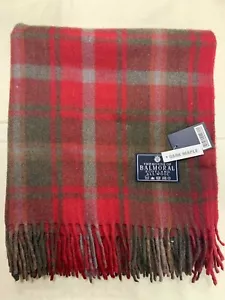100% Wool Blanket | The House Of Balmoral Scotland | Dark Maple | Tartan - Picture 1 of 4