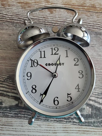 ALARM CLOCK Crosley Vintage Style Twin Bell Cover