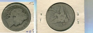 1892 S BARBER SILVER HALF DOLLAR AG 2973T - Picture 1 of 1