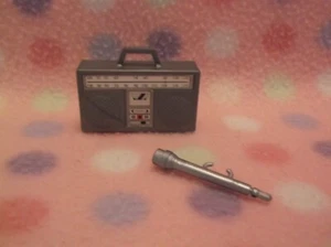 Barbie Doll Music Radio & Microphone Instrument Accessory Set Mattel - Picture 1 of 2