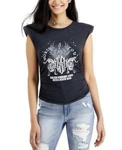 NWT Grey Tiger Printed Love, Fire Muscle Top Medium. - Picture 1 of 9