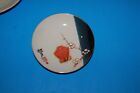 JAPANESE PORCELAIN BOWL TRAY OR SAUCER PIECES 3.5 inch wide Flower Nature Motif