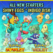 ✨ SHINY STARTERS EGGS ⚡ INDIGO DISK DLC POKEMON ⚡ POKEMON SCARLET VIOLET ⚡