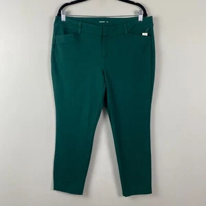 Old Navy Mid Rise Pixie Skinny Ankle Pants Size 16P Green - Picture 1 of 10