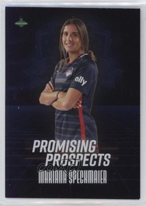 2021 Parkside NWSL Promising Prospects Blue Mariana Speckmaier #9 Rookie RC