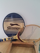 Vintage Slazenger Guillermo Vilas Racket JR International Opens| Press L.Gregory