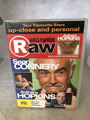 DVD - Hollywood RAW - Anthony Hopkins & Sean Connery - Interviews . Reg ALL. VGC - image 1 of 3