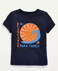 Old Navy Kids Size Medium (8) Short Sleeve T-Shirt ~ El Sol Sale Para Todos - Picture 1 of 2