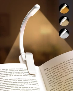 Book Light,Reading Lights for Books in Bed,Aaa Battery Clip-On Led Reading Light - Picture 1 of 12