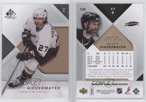 2007-08 SP Game Used Edition Scott Niedermayer #100 HOF