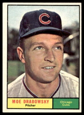 1961 Topps #364 Moe Drabowsky Chicago Cubs en muy buen estado-muy buen estado Foto 1 de 2