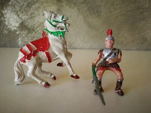 VERY RARE ROMAN ON HORSEBACK GLADIATOR SERIES 54MM LAFREDO SPAIN 1950s  - Picture 1 of 5