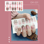Leopard Print Nail Art Stickers Self-Adhesive Diy Nail Wraps Full Cover Sticker