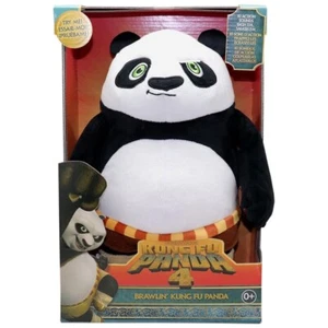 Kung Fu Panda 4 Motion Activated Brawling Po Plush Kids/Childrens Toy 4Y+ - Picture 1 of 3
