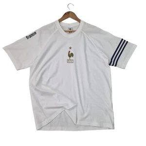 Adidas Francia Fútbol Camiseta Hombre XL 2006 Mundial Oficial Blanco 23.5" PTP - Imagen 1 de 19