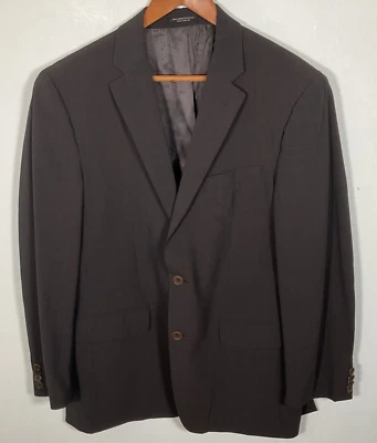 Chaqueta deportiva clásica sin forro John Varvatos Blazer para hombre 40 R marrón mezcla de lana Foto 1 de 4