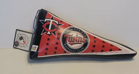 Good Stuff~Minnesota Twins~Plush~Stuffed~Pennant~Toy~11-12 inches~Pillow~NWT Cover