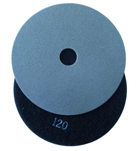 5" Electroplated Diamond Polishing Pad 120#, Hook and Loop Backed - Picture 1 of 1