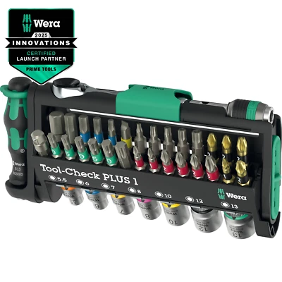 Wera Tool-Check PLUS 1, 39 Piece Socket Ratchet & Bit Set - 049055 - Image 1 of 4
