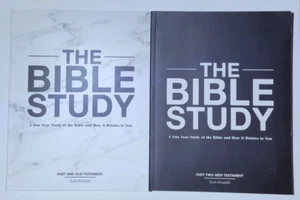 The Bible Study : One Year Study of the Bible and How It Relates to You -2 Books - Imagen 1 de 2
