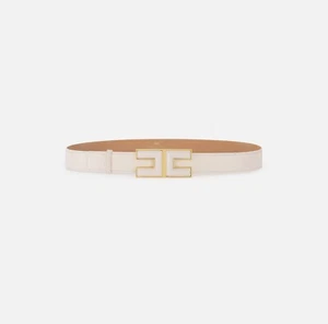 ELISABETTA FRANCHI Cintura in materiale sintetico effetto pell CT45S47E2 A/I24 - Foto 1 di 2
