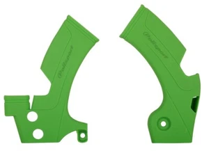 PROTEZIONI TELAIO (SET) KAWASAKI KX 450F '09-'18 VERDE - Foto 1 di 1