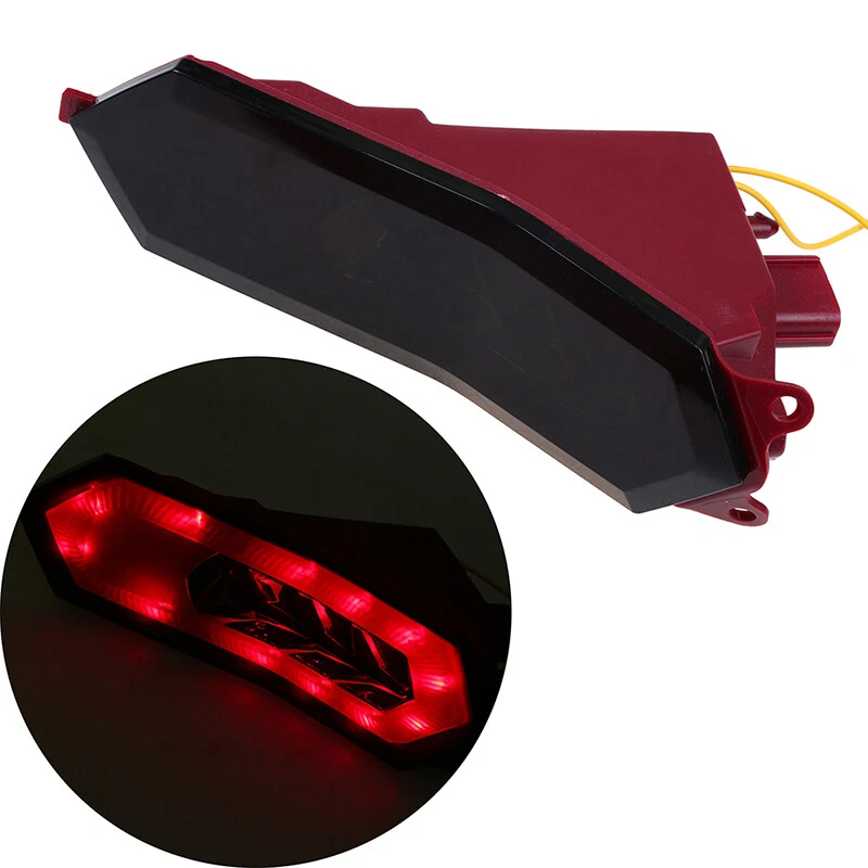 КРАСНЫЙ ЗАДНИЙ ФОНАРЬ МОТОЦИКЛА КРАСНЫЙ/ЯНТАРНЫЙ ПЛАСТИКОВЫЙ ПОДХОДИТ YAMAHA YZF R1 2015-2017 - Изображение 1 из 4