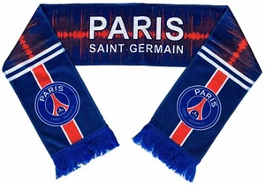 Quality Print Paris Saint Germain Soccer Scarf. PSG Soccer Sports Scarf. - Picture 1 of 4
