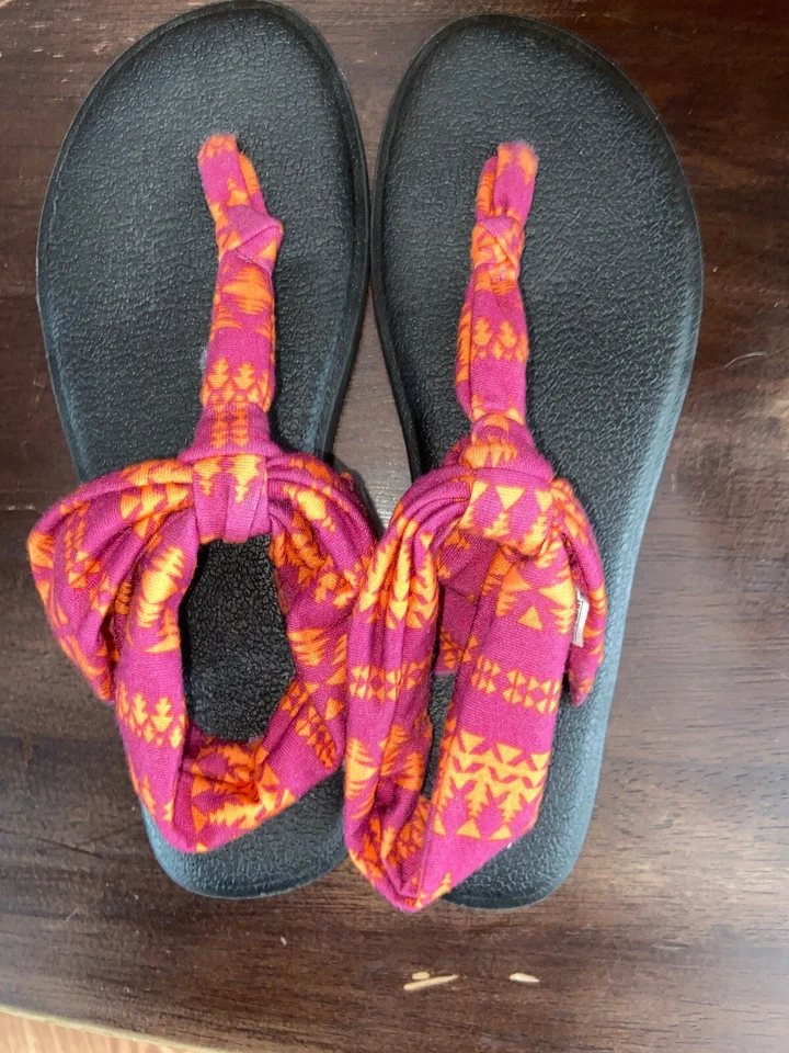 "SANDALIAS SANUK YOGA HONDA MUJER MULTICOLOR TEXTIL TRIBAL TALLA SUPERIOR 6" Foto 1 de 2