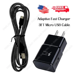 3Ft Micro USB Charger Cable Data Sync Cord USB Adapter For Android Samsung LG - Picture 1 of 11