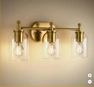 KOHLER ORIME REC34051-SC03-2GL 3-LIGHT WALL SCONCE, GOLD, NEW IN BOX . - Picture 1 of 7