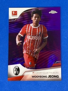 Wooyeong Jeong Topps Chrome Bundesliga 2023 Numbered /299 Parallel Trading Card - Picture 1 of 2