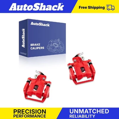 Rear Brake Calipers Red for 2009-2014 Acura TSX 2008-2012 Honda Accord - Изображение 1 из 4