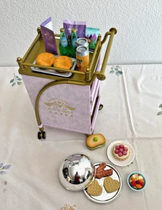 American Girl TRULY ME AIR LINES CART EUC quasi completo cibo viaggio per bambola 18" - Foto 1 di 22