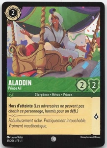 Carte Lorcana Aladdin 69/204 Chapitre 1 Français - Imagen 1 de 2