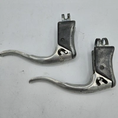 Palancas de freno Mafac vintage barra de caída no aerodinámica con liberación rápida, limpio, Francia Foto 1 de 4