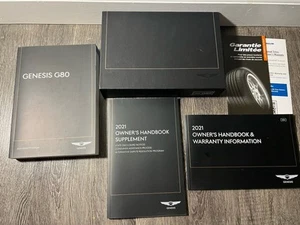 GENESIS G80 BASE OWNER OWNER'S MANUAL USER GUIDE BOOKS OEM 2021 ✔️ - Bild 1 von 7