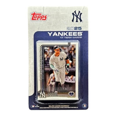 New York Yankees 2025 Topps Mini Team Set | 17 Cards Per Set - Image 1 of 4
