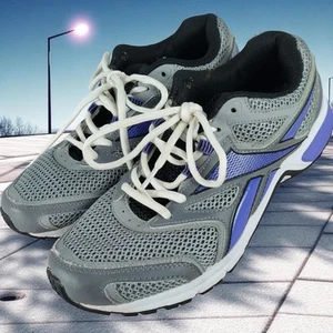 Reebok Women's Running DMX Ride Shoes Size 9.5 Gray/Purple CW Athletic Sneakers - Picture 1 of 12