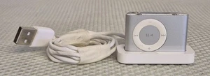 Retro Apple iPod Shuffle A1204 - Silver - 1gb With Dock - Tested Working - Picture 1 of 9